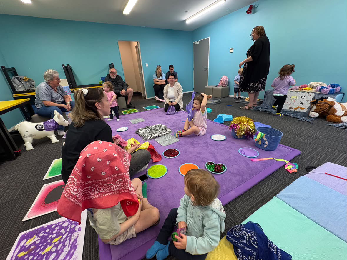Sensory class activities at Adventure Alley