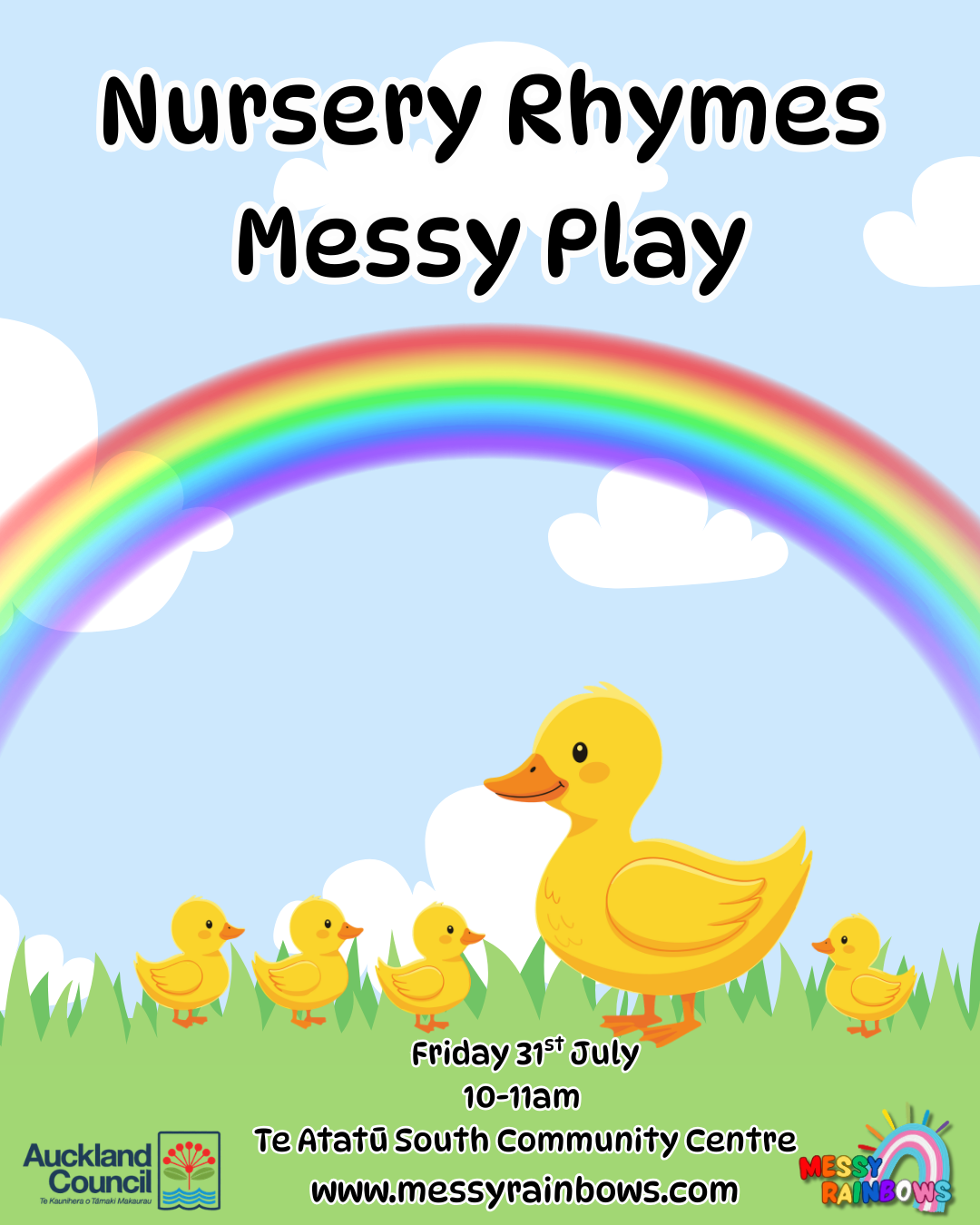 Nursery Rhymes Messy Session (31/07/26)