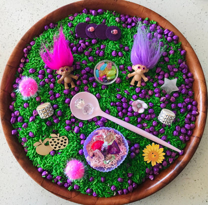 Custom sensory rice kit from Messy Rainbows