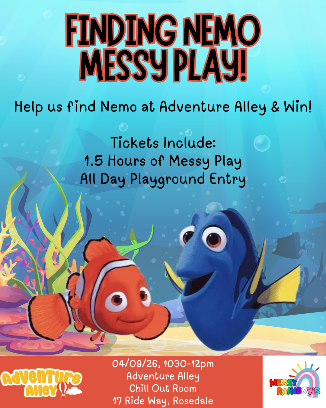 Find Nemo at Adventure Alley! (04/09/26)