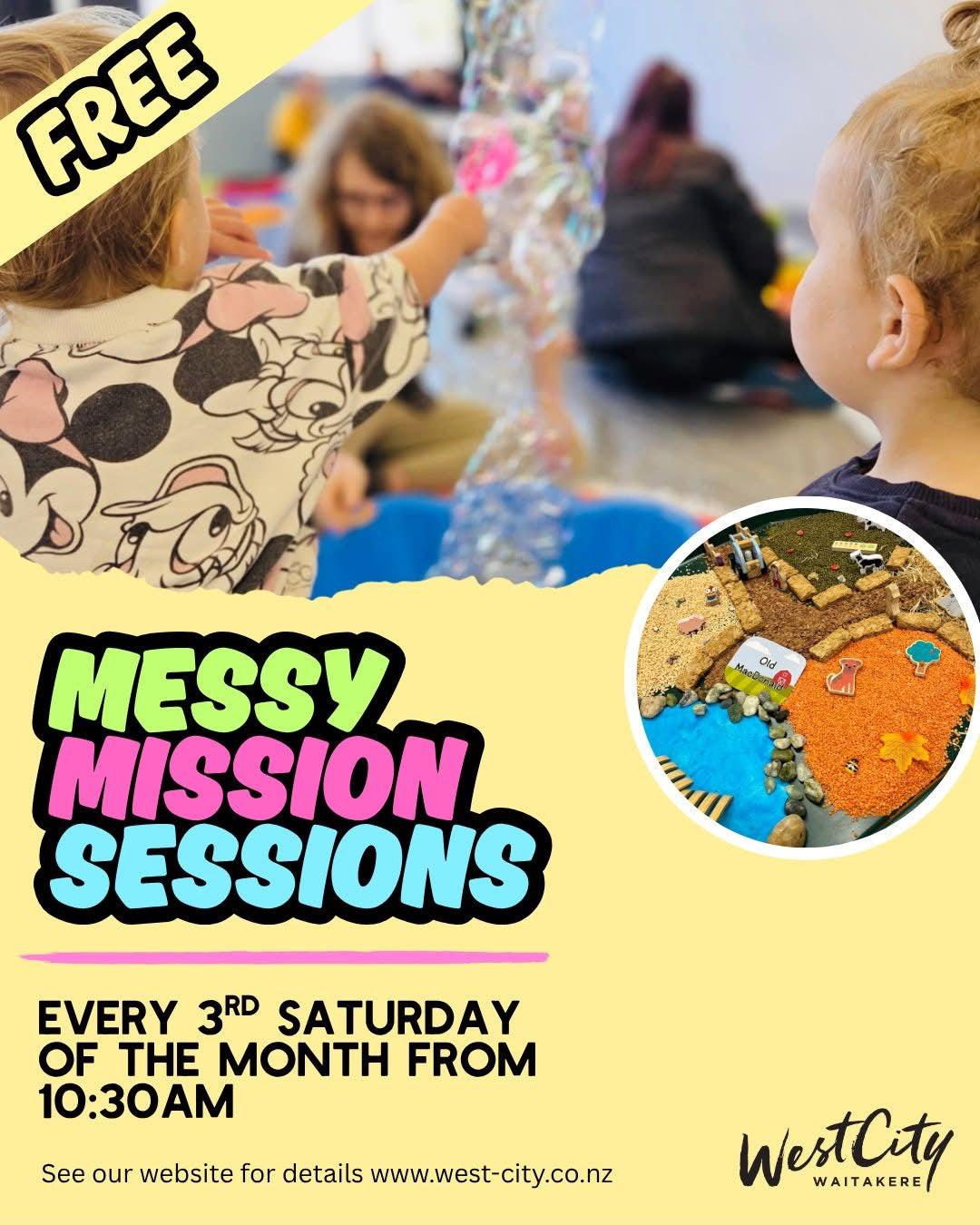 Messy Mission at Westcity Mall