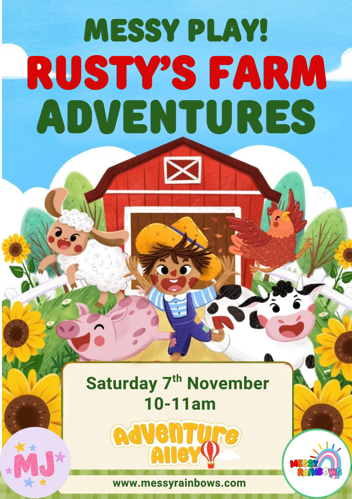 Rusty’s Farm Adventures Messy Play (07/11/26)