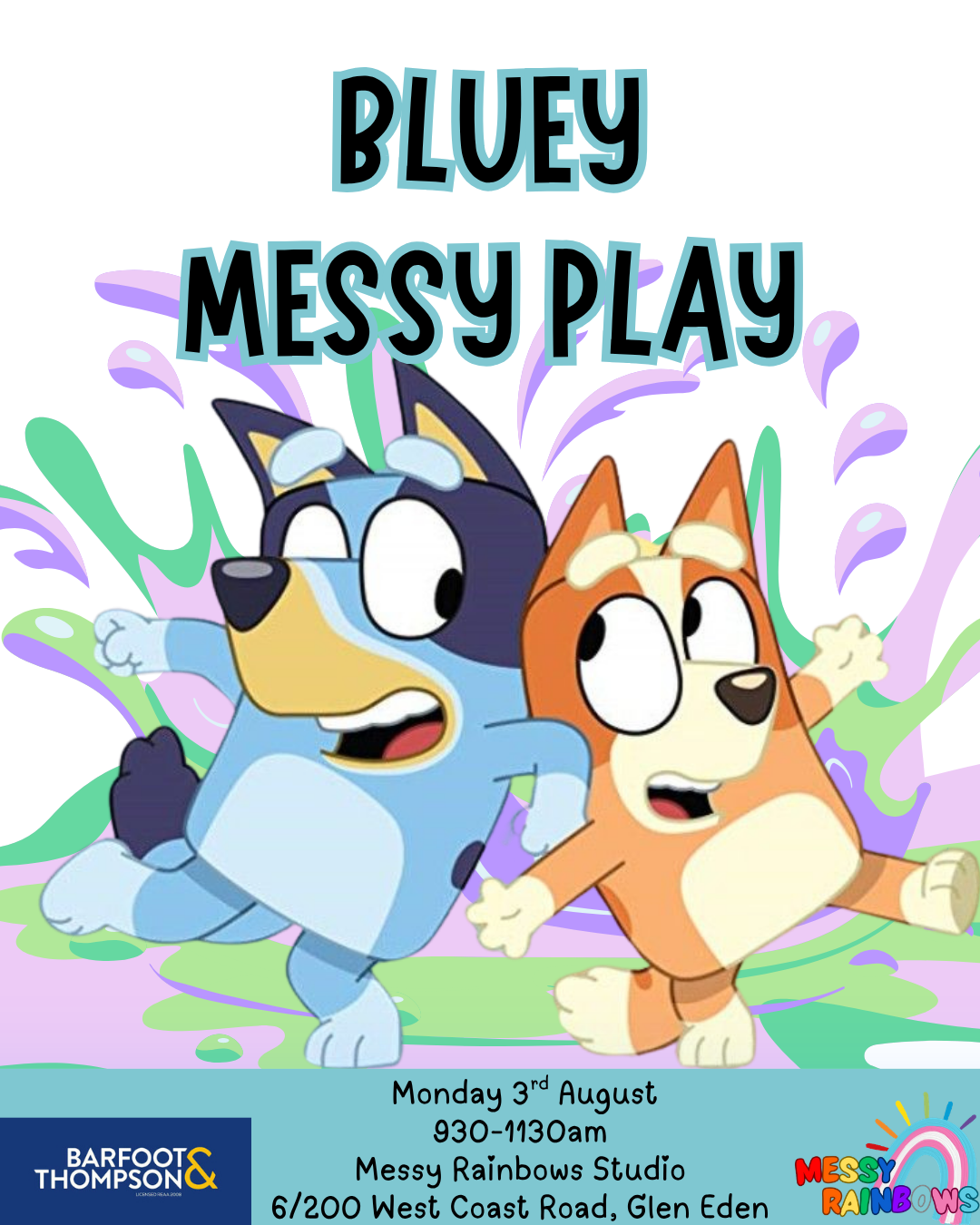 Bluey-Inspired Messy Play! (3/8/26)