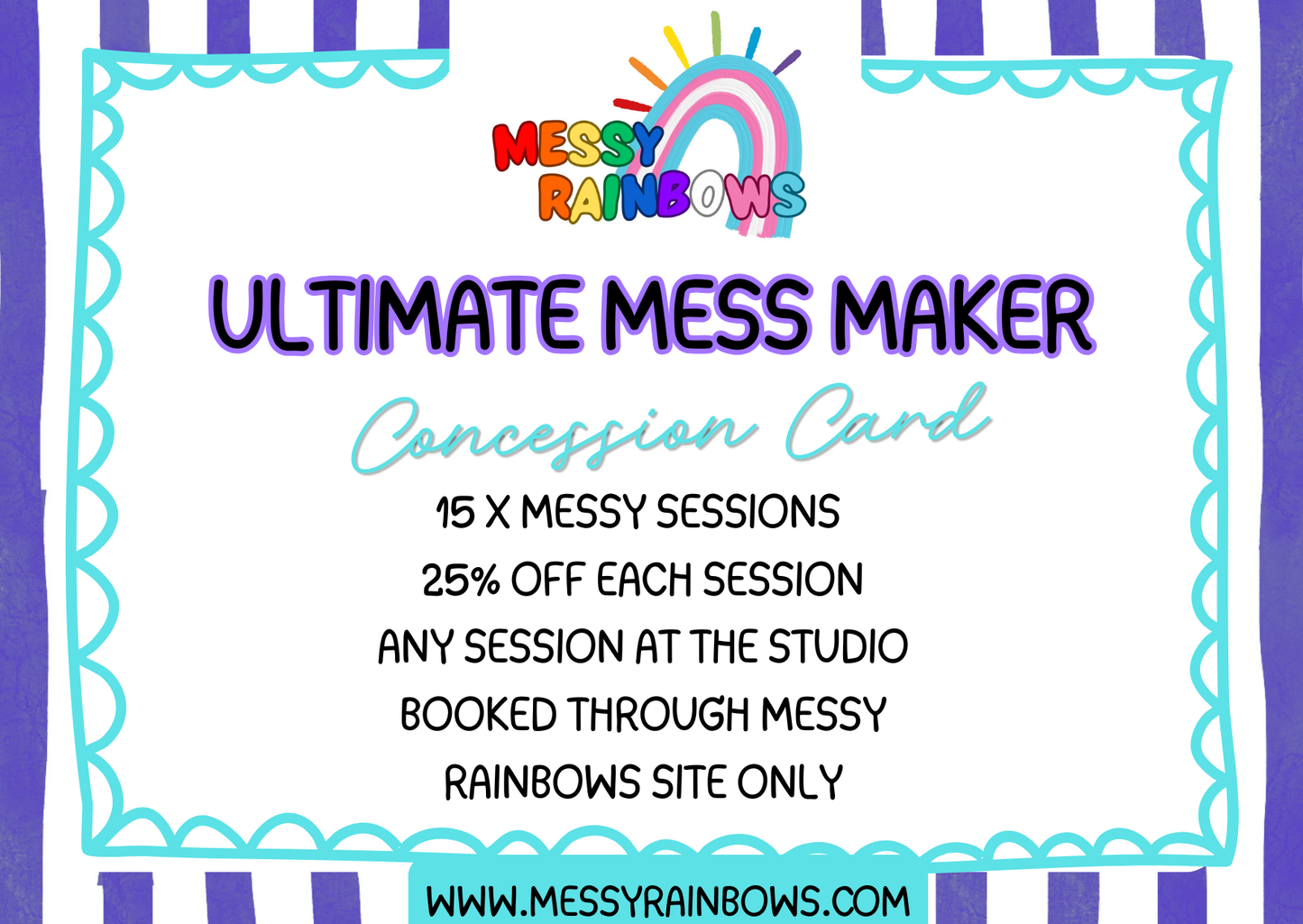 Messy Concession Cards