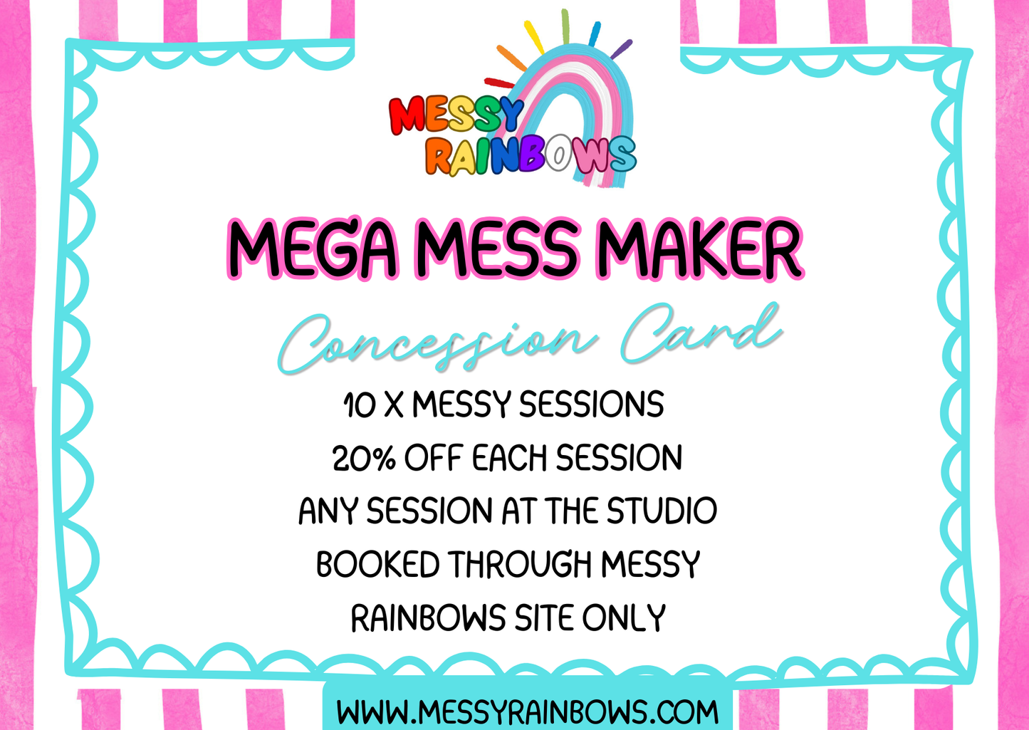 Messy Concession Cards