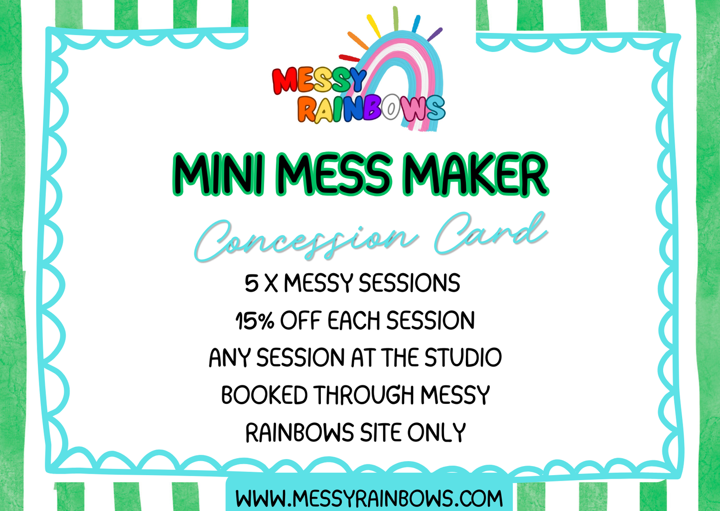 Messy Concession Cards