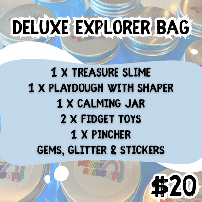 Sensory party favour bag for children's birthdays