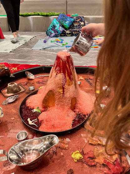 Dino Messy Play at Helensville Library (28/09/25)